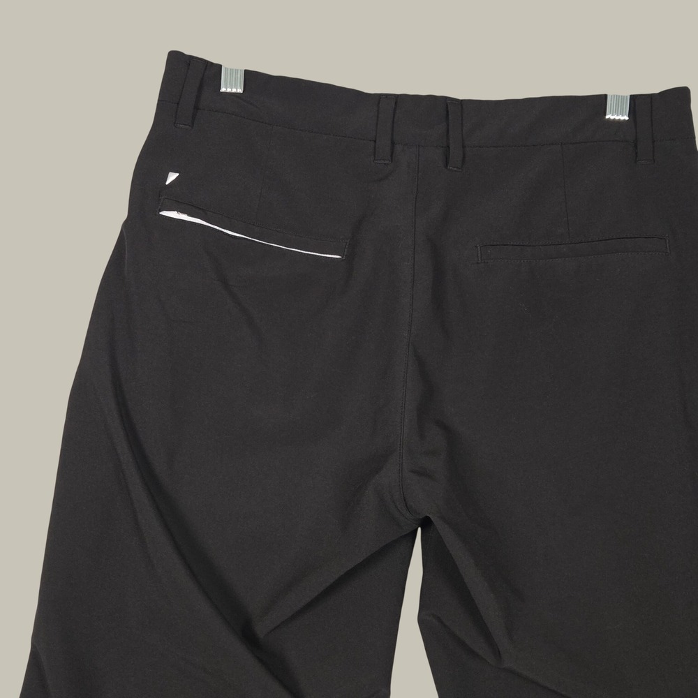 Primo Mens 32 Regular Golf Jogger Pants Black Performance Zip Ankle